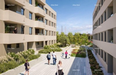 Appartementen te koop in een nieuw woonproject op een exclusieve locatie, 300 m van de zee, Pula,