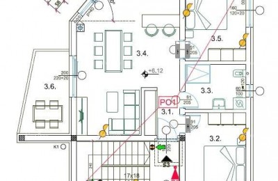 Verkoop - appartement in nieuwbouw met parkeerplaats - gebouw met slechts 3 appartementen, Pula! S3