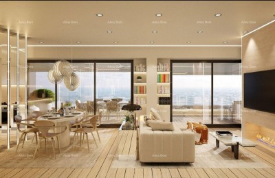 Rovinj – Moderne vierkamerwoning in nieuwbouw, dichtbij de zee