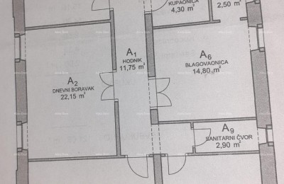 Ruim appartement 110 m², ROVINJ