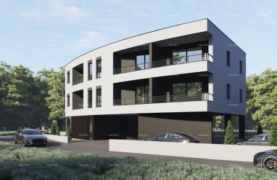 Nieuwe woonproject! Appartement met twee parkeerplaatsen op een uitstekende locatie, Štinjan!