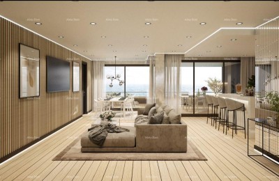 Rovinj – Moderne vierkamerwoning in nieuwbouw, dichtbij de zee