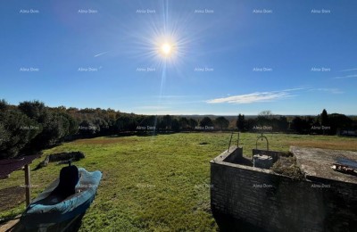 Kanfanar, eigendom met uitzicht op zee – 6.038 m² bouwgrond