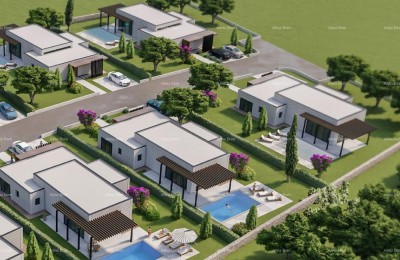 Luxe villa's te koop, modern design met zwembaden, omgeving Vodnjan! V-B
