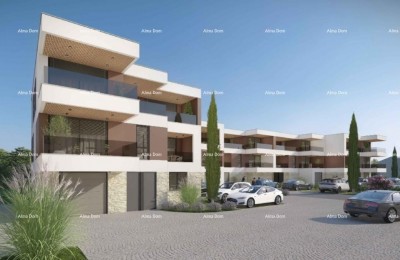 Penthouse, appartement met garage en parkeerplaats, in een nieuw wooncomplex, Valdebek, Pula! Zg6 S4