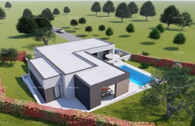 LABIN - Bouwpercelen met projecten en vergunningen