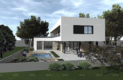 Verkoop - villa in aanbouw met zwembad en uitzicht op zee! Krnica.