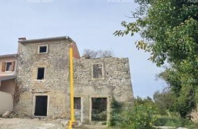Te koop: authentiek Istrisch stenen huis in aanbouw