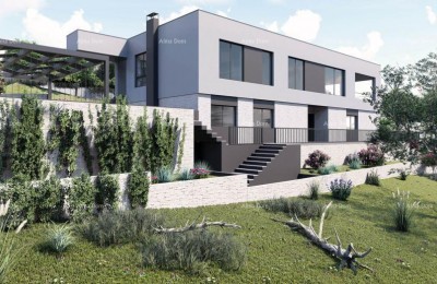 BOUWGROND MET BOUWVERGUNNING EN PANORAMISCH UITZICHT OP DE ZEE - SVETA MARINA