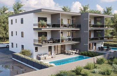 NOVIGRAD – NIEUWBOUW, APPARTEMENT 78 m² MET TERRAS