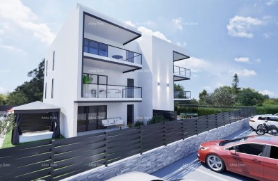 Verkoop van appartementen met uitzicht op zee, in een nieuw woonproject, Peroj!