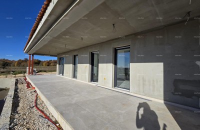 Nieuwe constructie. Huis in Žminj.