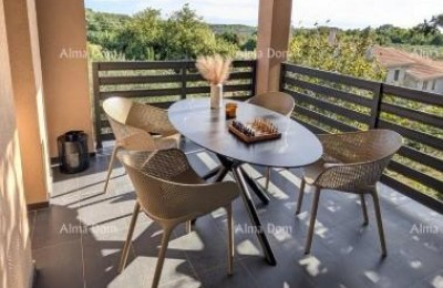 BRTONIGLA, ISTRA – Moderne 3-slaapkamer appartement met tuin en twee parkeerplaatsen