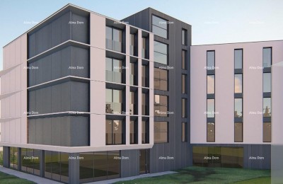 Appartementen te koop in een residentieel en commercieel gebouw met uitzicht op zee, centrum van Umag!