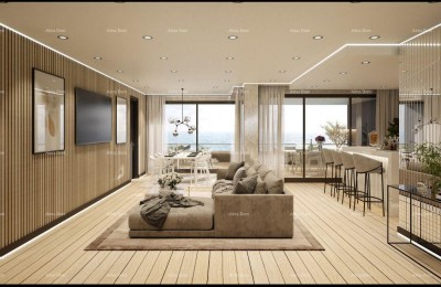 Rovinj – Moderne vierkamerwoning in nieuwbouw, dichtbij de zee