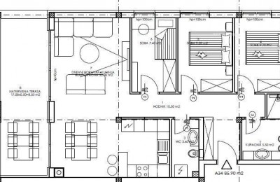 Gereserveerd! Nieuw woonproject - verkoop van appartementen op een uitstekende locatie, Pula!