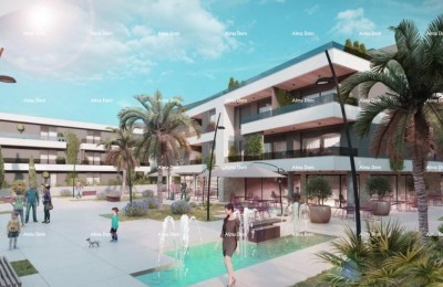 Nieuw! Appartementen te koop op een uitstekende locatie in een nieuw wooncomplex, Medulin!