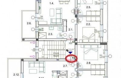 Te koop - appartement op de 1e verdieping in nieuwbouw - gebouw met slechts 4 appartementen, Pula! S3