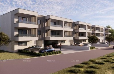 ŠTINJAN – NIEUWBOUW DICHTBIJ DE ZEE EN DE STAD. Appartement C Gebouw D