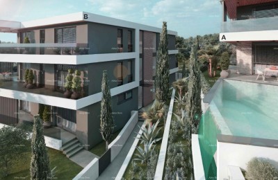 Luxe appartementen te koop op een exclusieve locatie, Pješčana uvala, Pula! S4-ZA