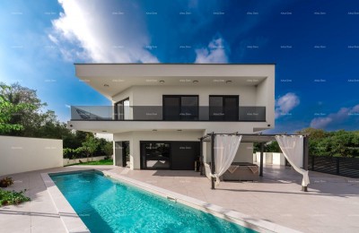 Verkoop - nieuw gebouwde, moderne en exclusieve villa met zwembad, Volme, Pula!