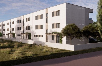 ŠTINJAN – NIEUWBOUW DICHTBIJ DE ZEE EN DE STAD. Appartement B Gebouw B