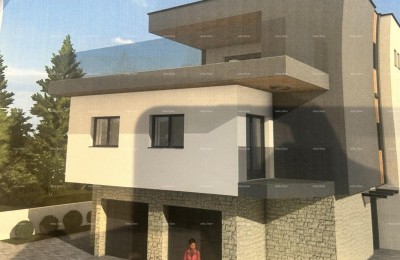 Appartement/penthouse te koop in een nieuw gebouw met groot terras, Štinjan!