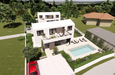 Verkoop van grond met bouwvergunning en project, omgeving van Vodnjan!