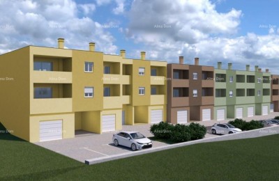 Verkoop - Moderne appartement in een nieuw privé wooncomplex in Šijana, Pula! D-A