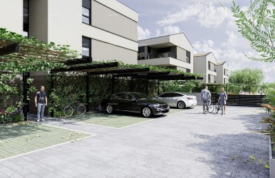 Verkoop van appartementen in moderne nieuwbouw met gemeenschappelijk zwembad, dichtbij Fažana! B4