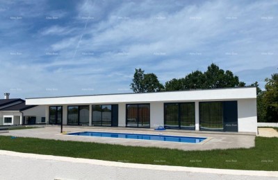 Verkoop - Nieuwgebouwde bungalow met zwembad en twee appartementen, omgeving van Labin!
