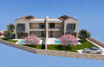 BOUWGROND IN ŠIŠANU – 917 m², PROJECTEN VOOR TWEE HUIZEN