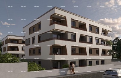 Verkoop van appartementen in moderne nieuwbouw, in het centrum, Poreč!