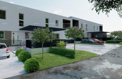 POREČ - Moderne dubbele woning met tuin (Huis A)