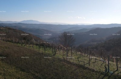 KAŠČERGA – Aantrekkelijke bouwgrond van 1665 m2 met uitzicht op Učka