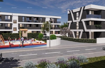 Appartementen te koop in een nieuw woon-bedrijfsproject op een geweldige locatie, Veli Vrh, Pula! Zgr. 7/S3